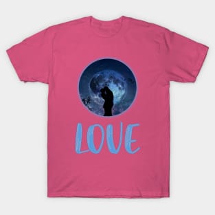 Love Moon by Basement Mastermind T-Shirt